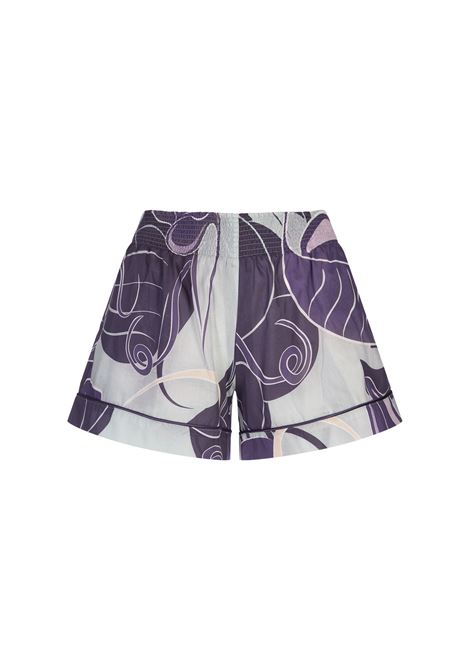 Shorts Toante - Painted Leaves Purple FOR RESTLESS SLEEPERS | MT000411-TE00818820